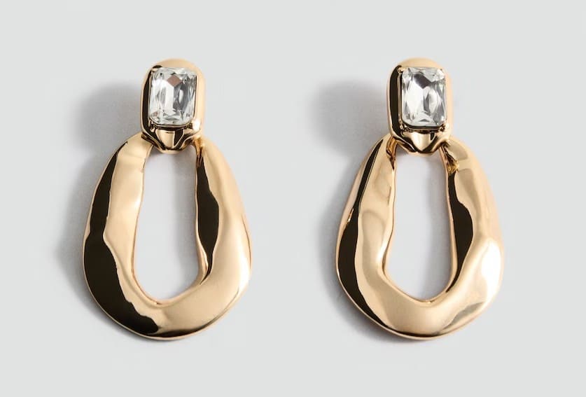 Pendientes colgantes piedra de Mango