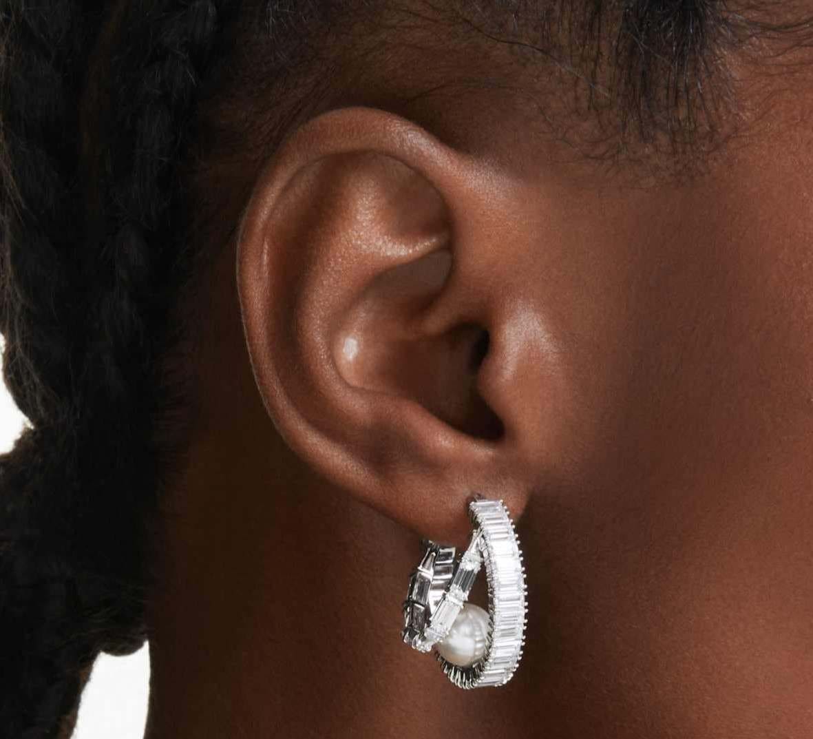 Pendientes de aro Ariana Grande x Swarovski