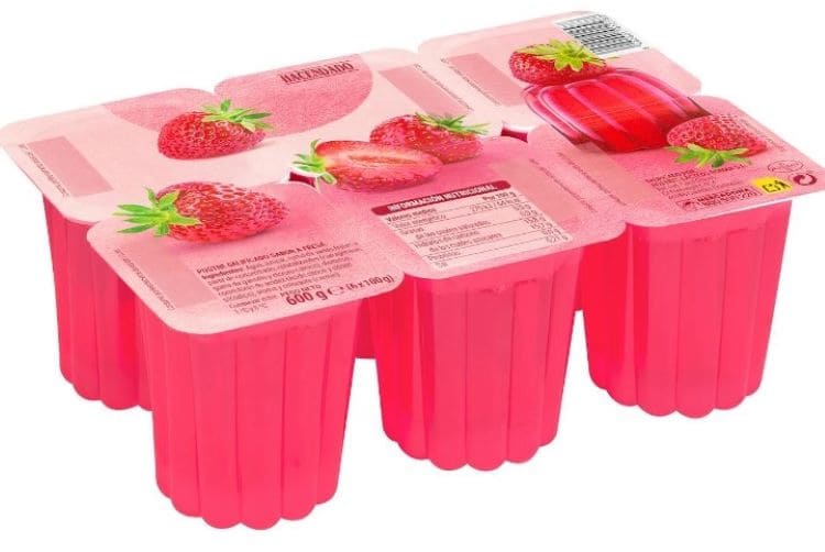 Gelatina sabor fresa
