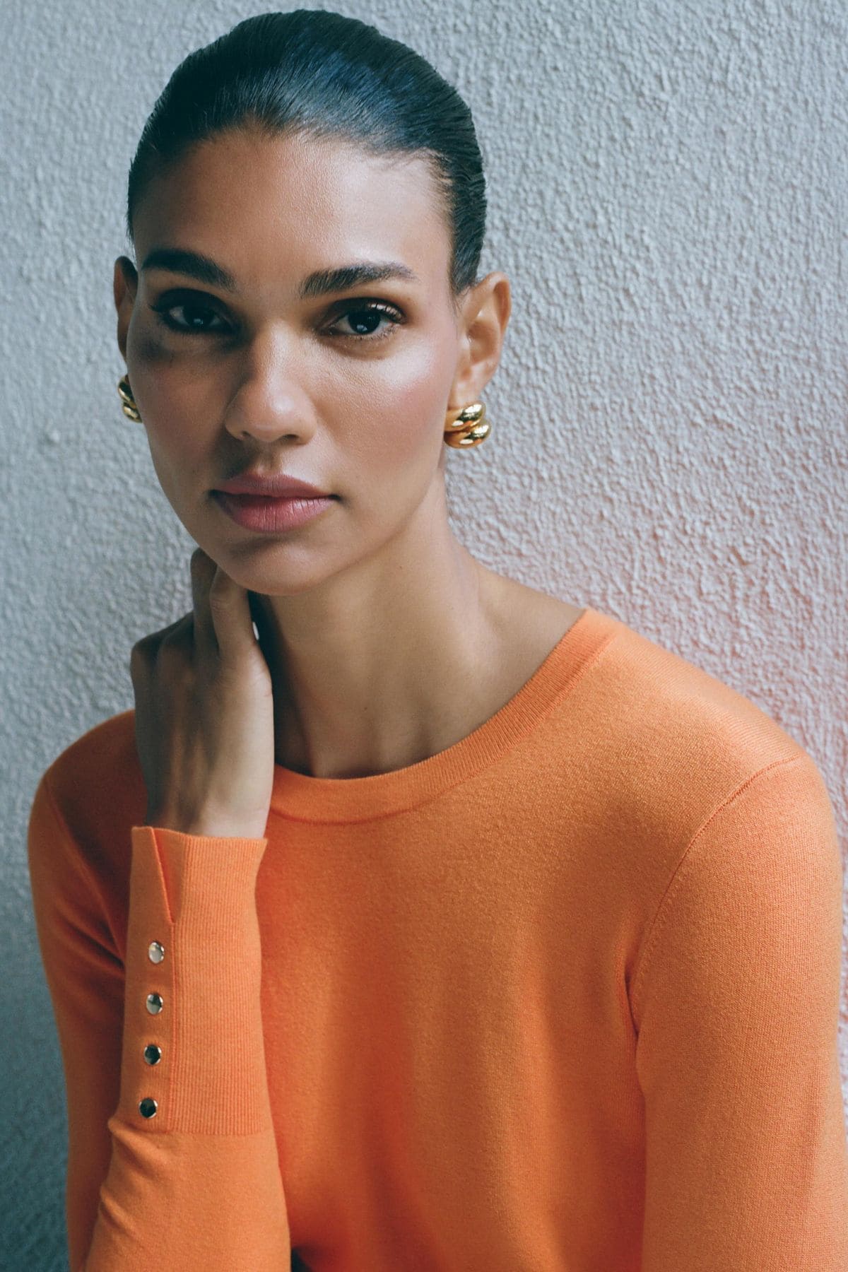 Jersey básico de punto liso de Zara