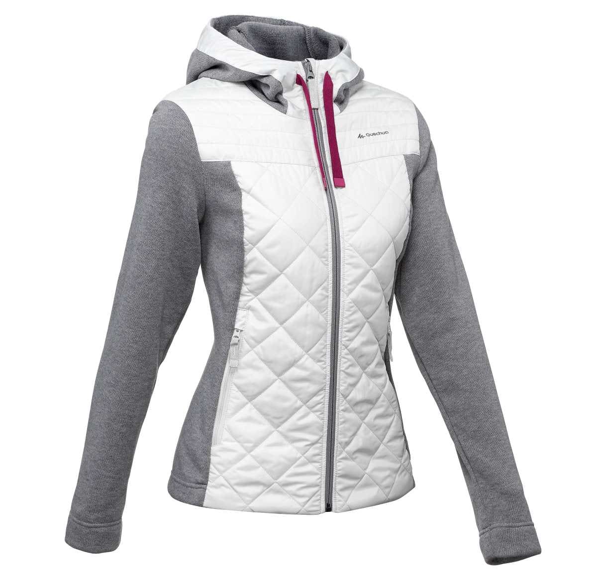 QUECHUA Sudadera con capucha de senderismo - NH100 Hybrid de Decathlon