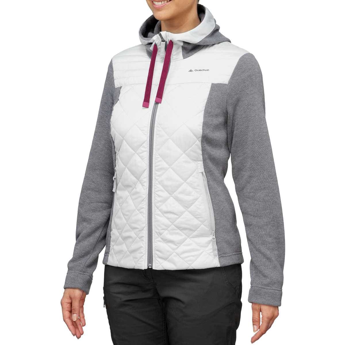 QUECHUA Sudadera con capucha de senderismo - NH100 Hybrid de Decathlon