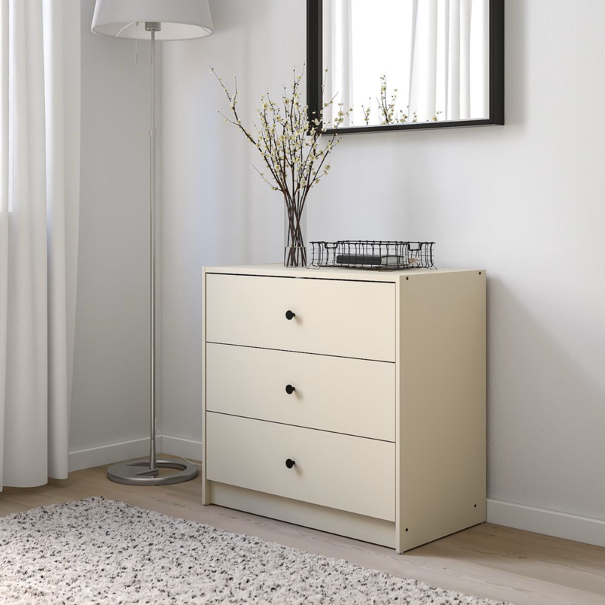 Cómoda de 3 cajones de la serie GURSKEN de Ikea