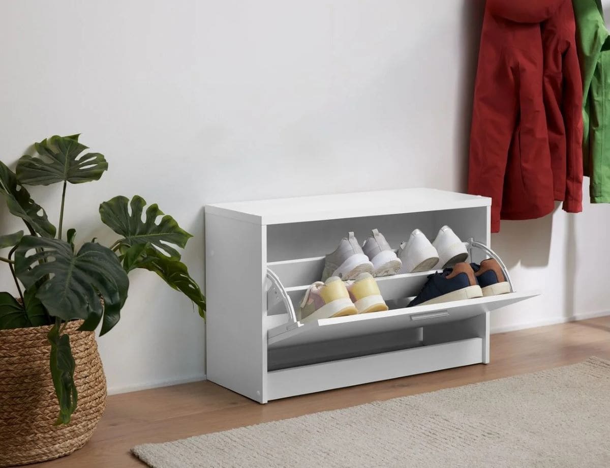 Banco zapatero con 1 solapa