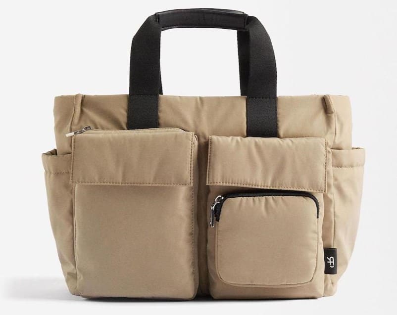 Portadocumentos acolchado con bolsillos exteriores