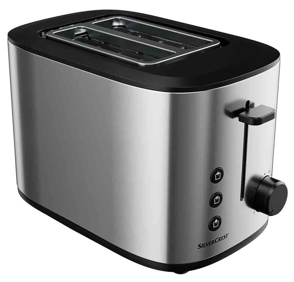 Tostadora con doble ranura de 980 W Silver Crest