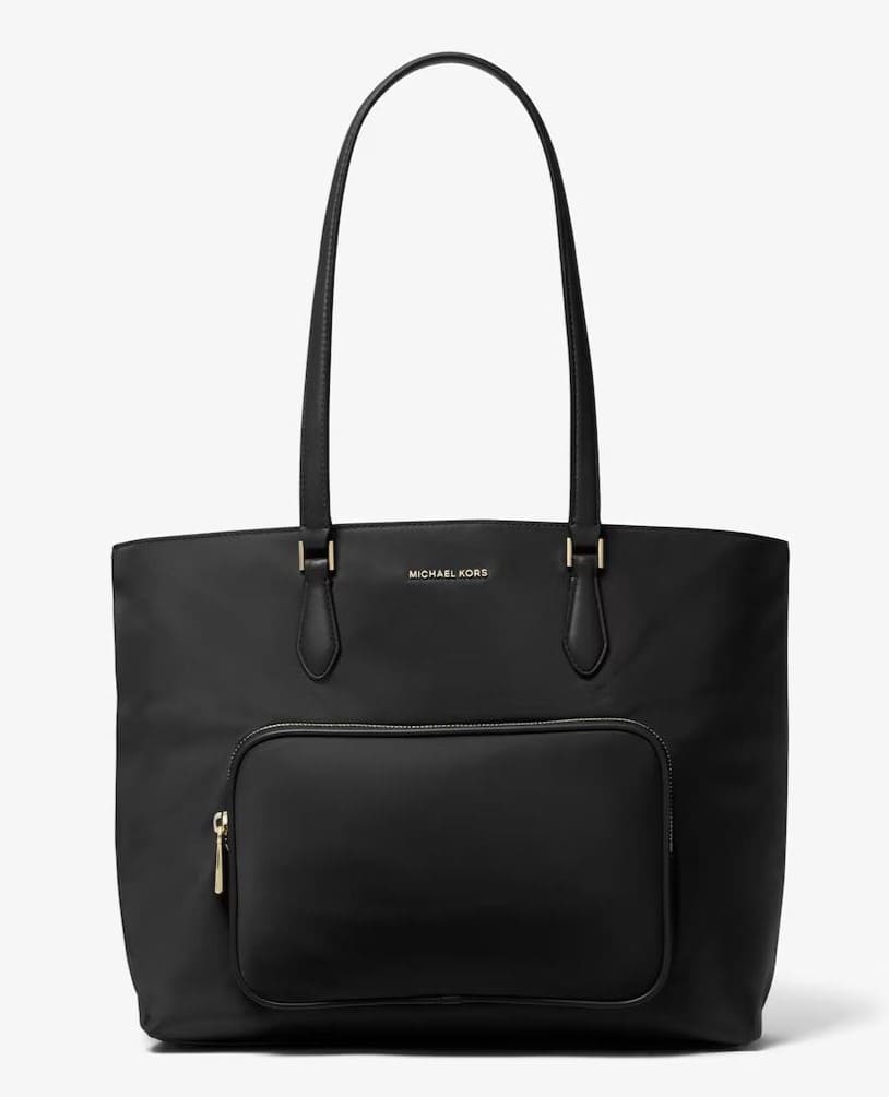 Bolso de hombro Cara tote con bolsillo exterior Michael Kors