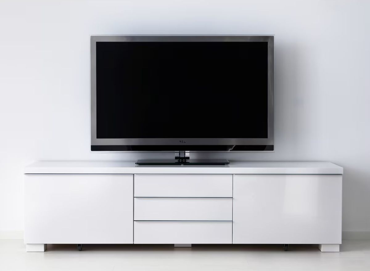 Mueble de televisión de la serie BESTÅ BURS de Ikea