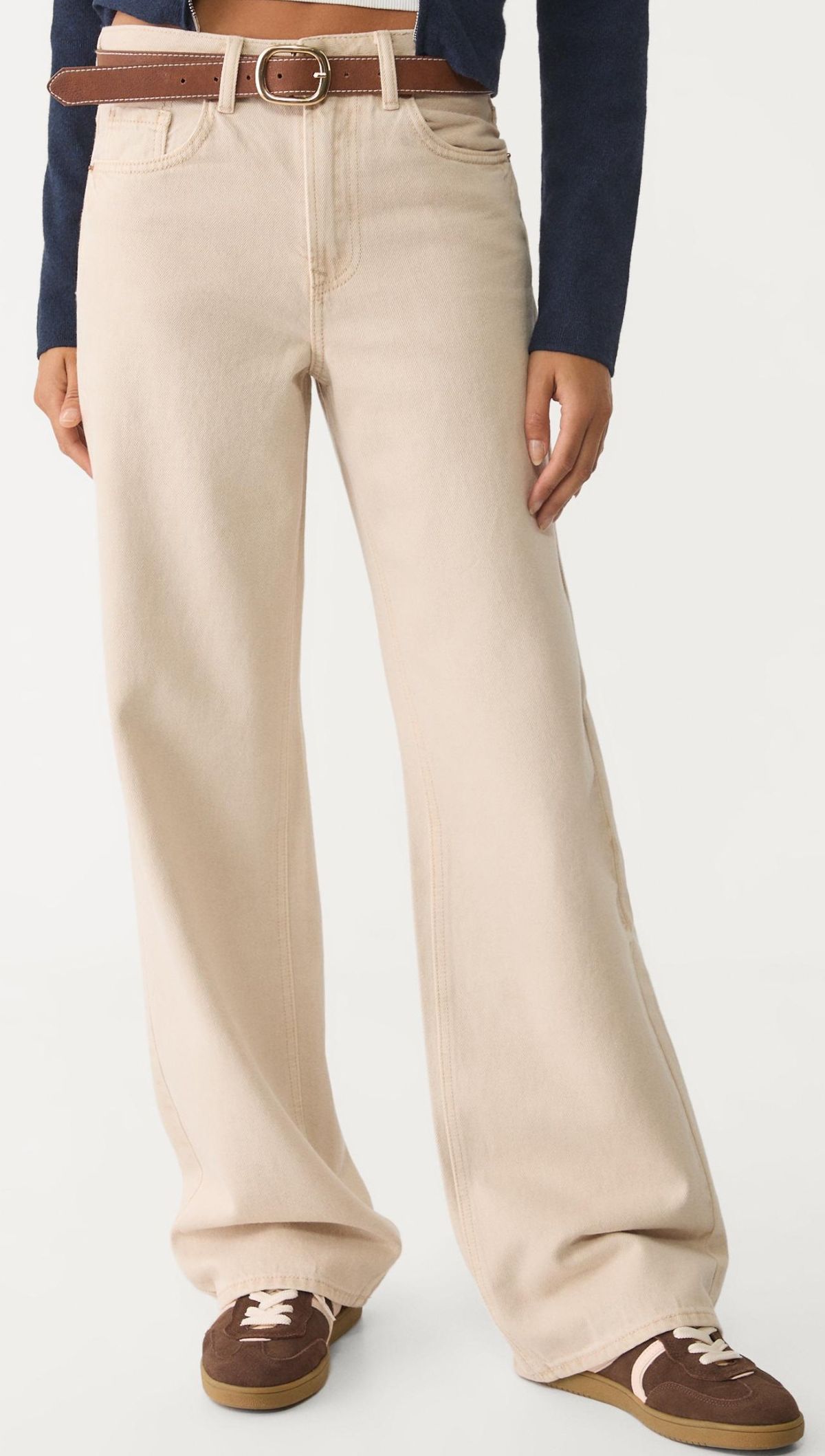 Pantalones D92 Jeans Straight Wide de Stradivarius