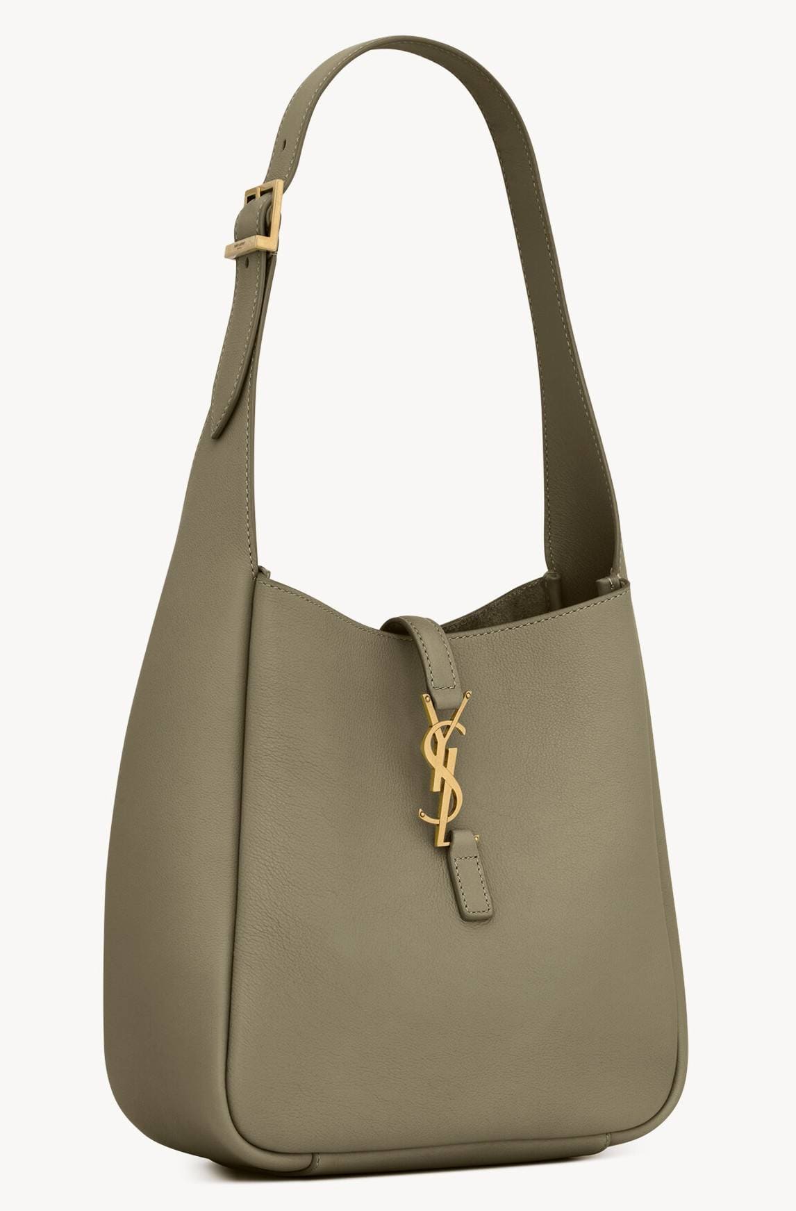 le 5 à 7 small y flexible de piel granulada de YSL