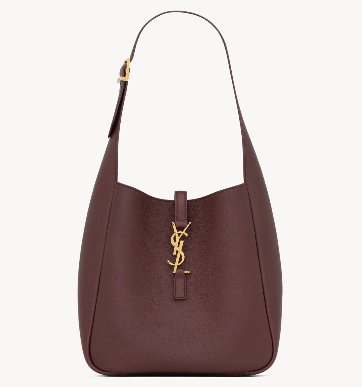 le 5 à 7 small y flexible de piel granulada de YSL