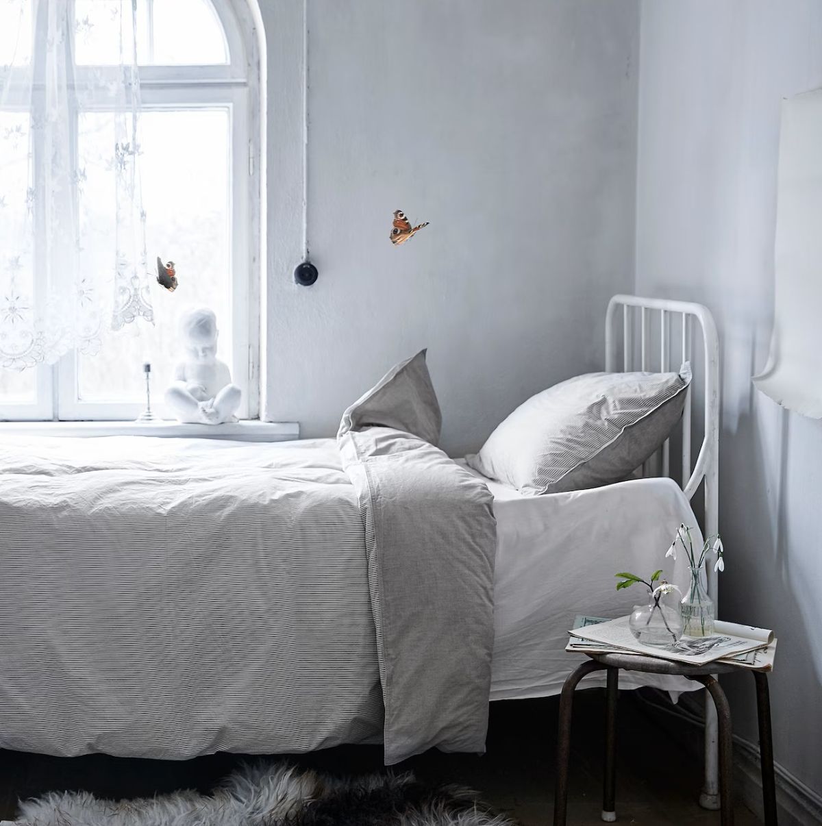 Funda nórdica de algodón de la serie BLÅVINDA de Ikea