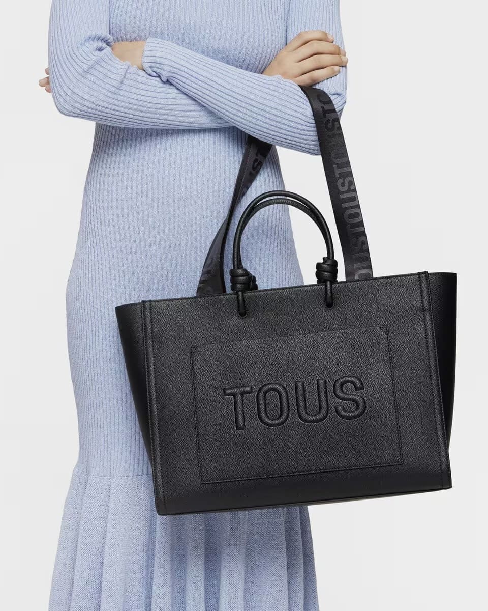 El bolso shopper grande Amaya negro Tous La Rue New