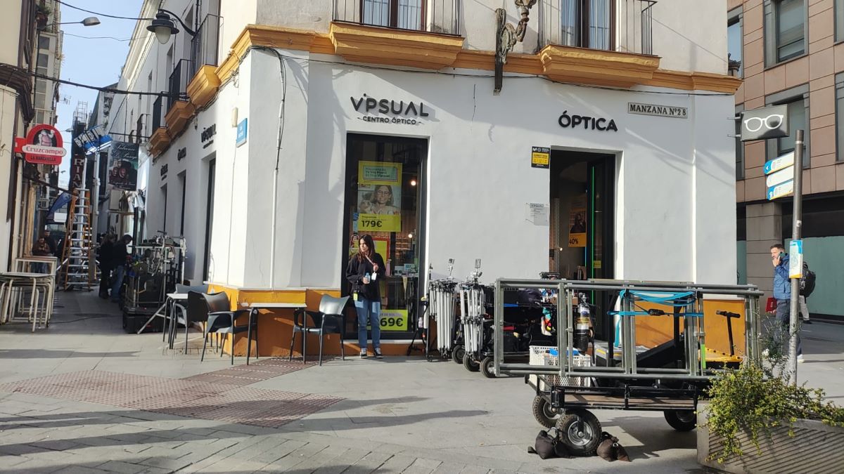 Rodaje de Berlín en Jerez | Á. Richarte