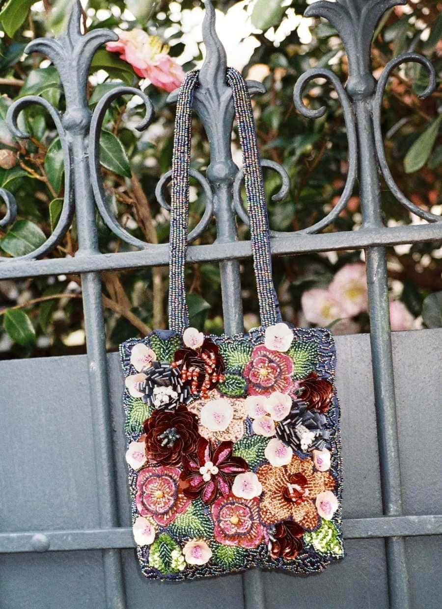 Mini shopper abalorios de Zara