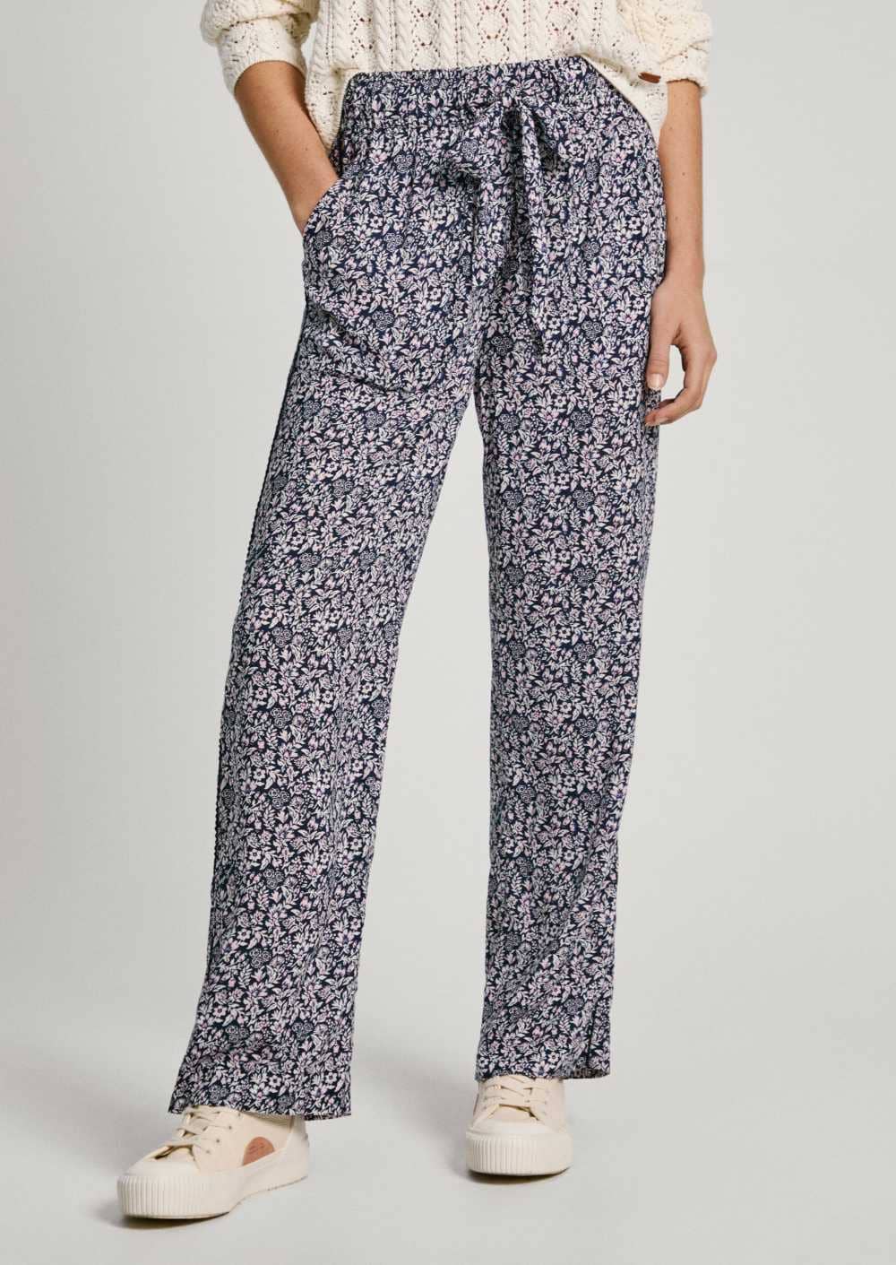 Pantalón fluido estampado floral de Pepe Jeans