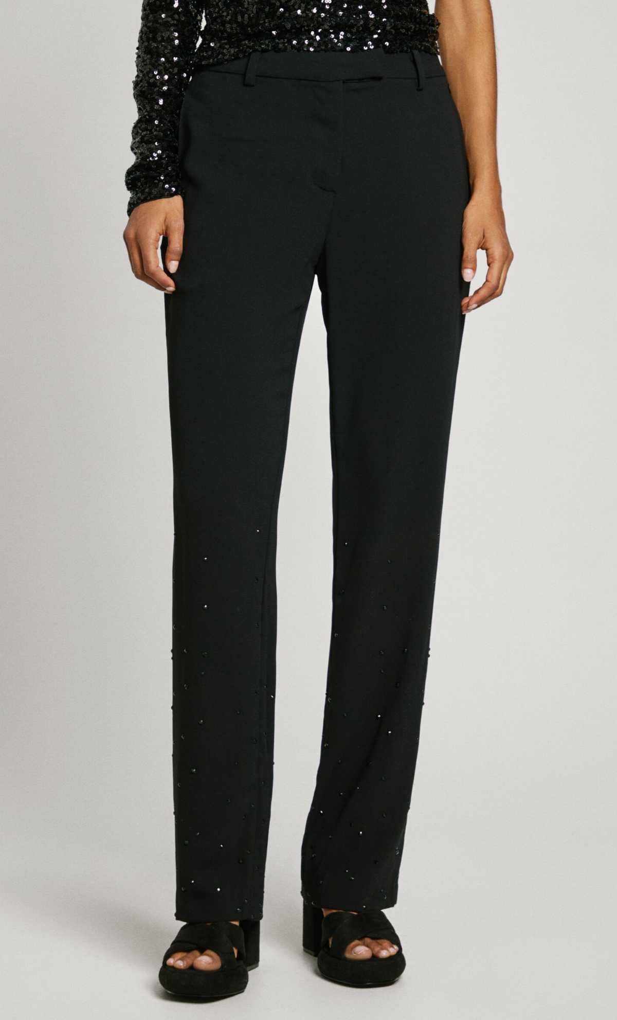 Pantalón recto con pedrería de Pepe Jeans