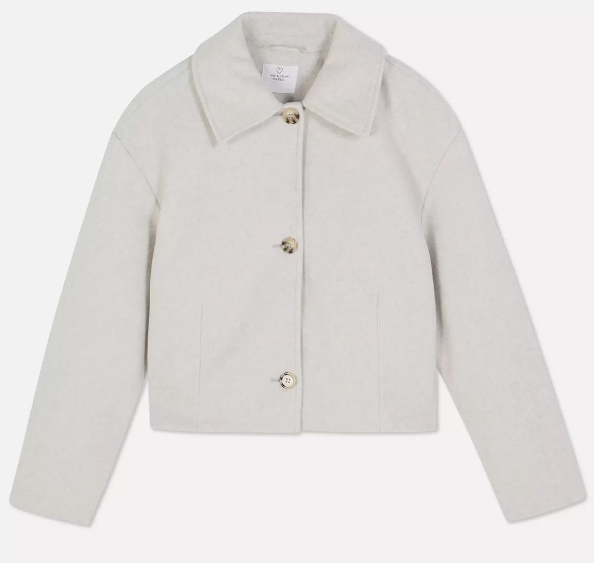 La chaqueta abotonada de Paula Echevarría en color crudo de Primark