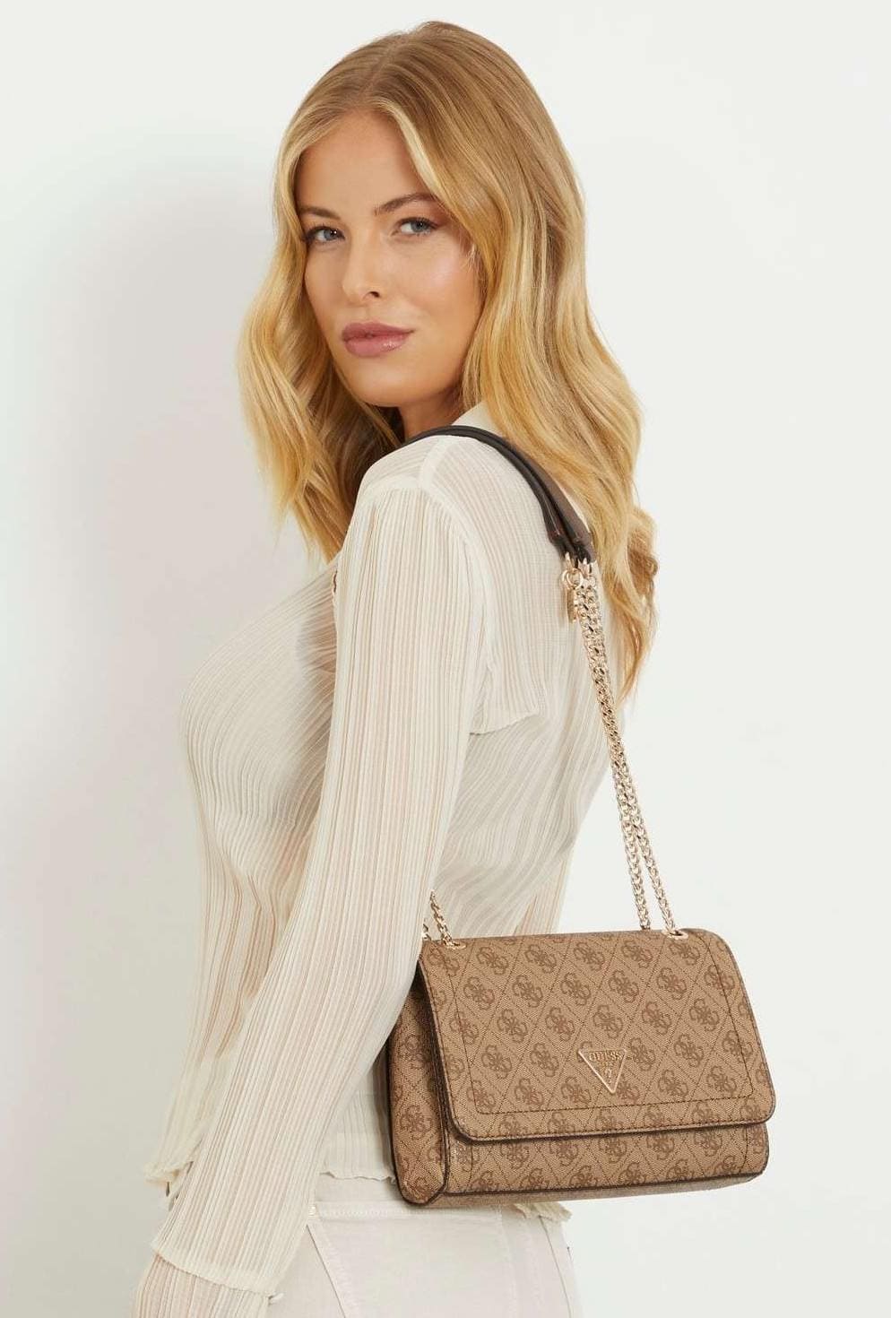 Bandolera Noelle logotipo 4G de Guess