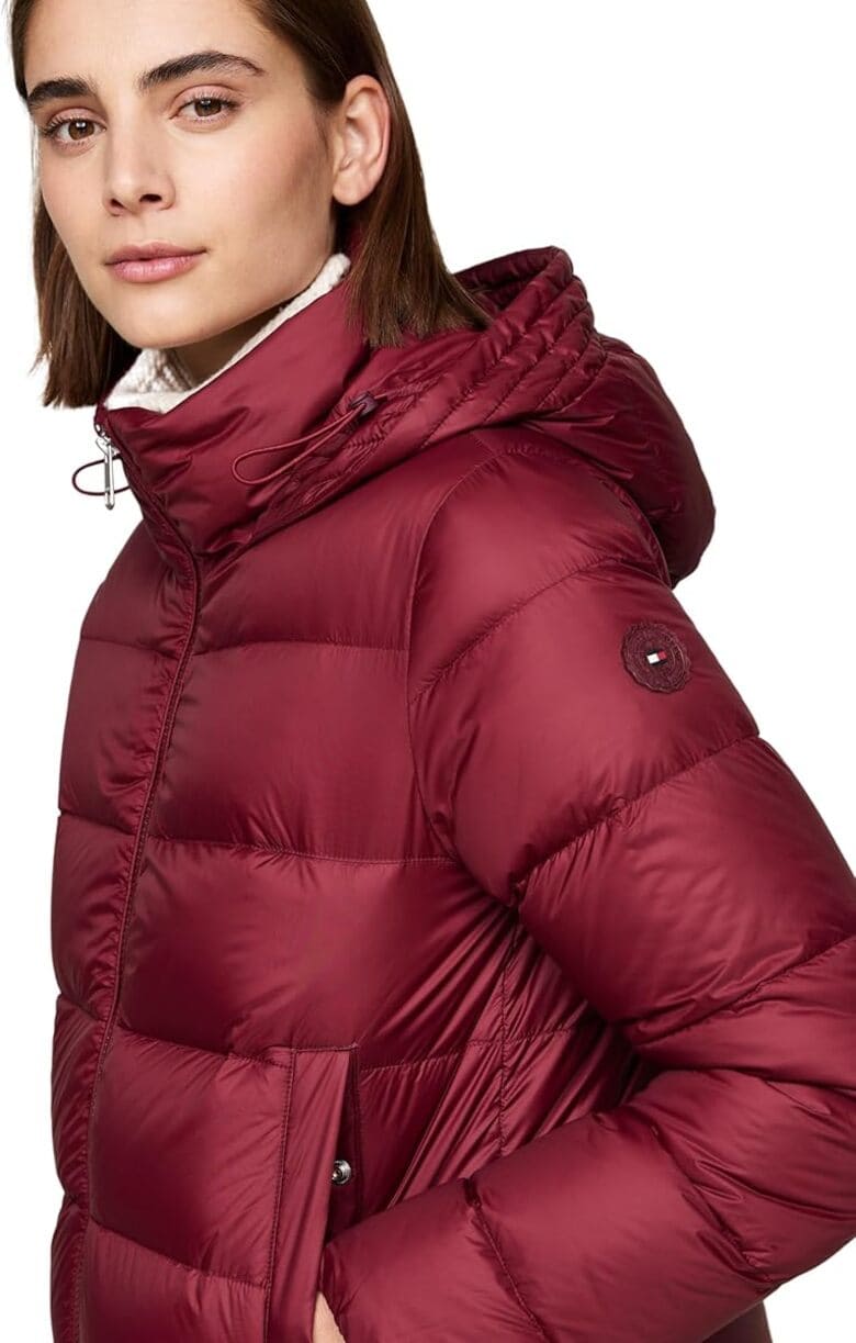 Tommy Hilfiger Cazadora Acolchada Mujer Down Casual Jacket con Capucha