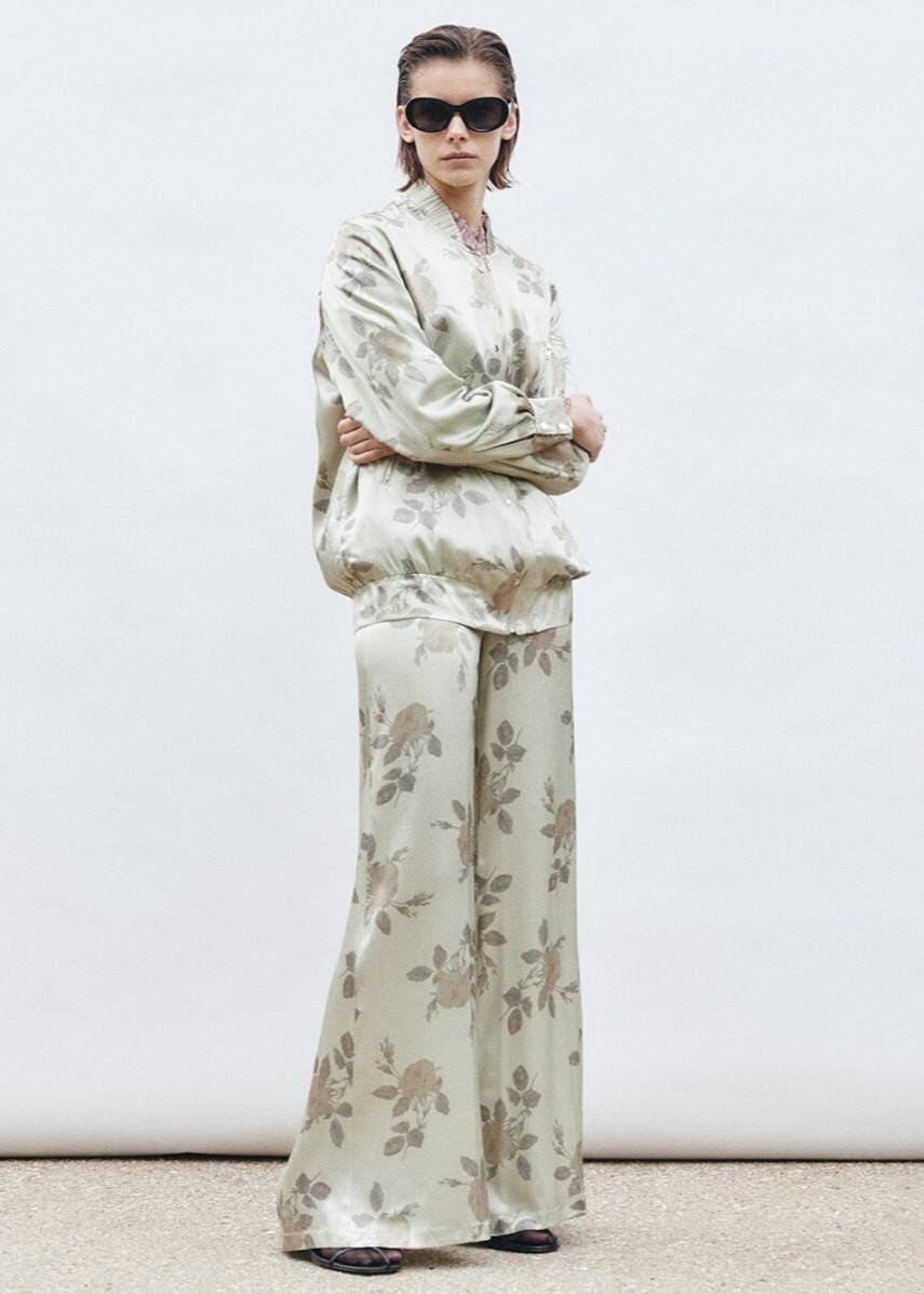 Sfera Pantalón satén estampado