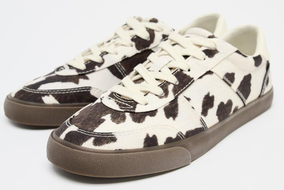 Zapatillas deportivas con estampado animal