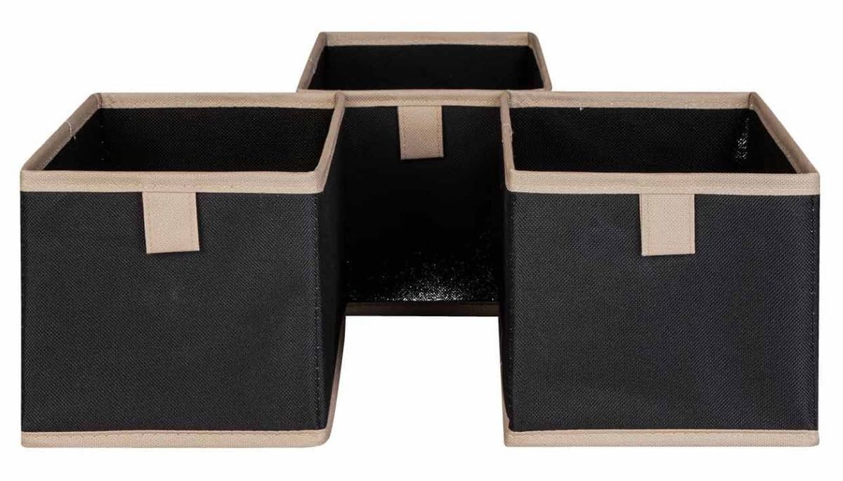 Pack de 3 cajas de ordenación