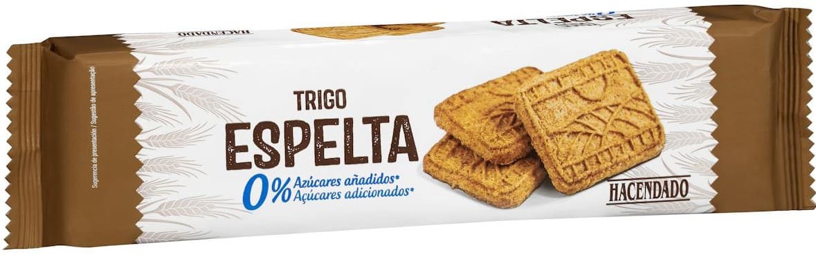 Galletas de espelta Hacendado sin azúcares añadidos