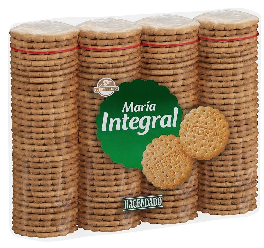 Galletas María Integral Hacendado
