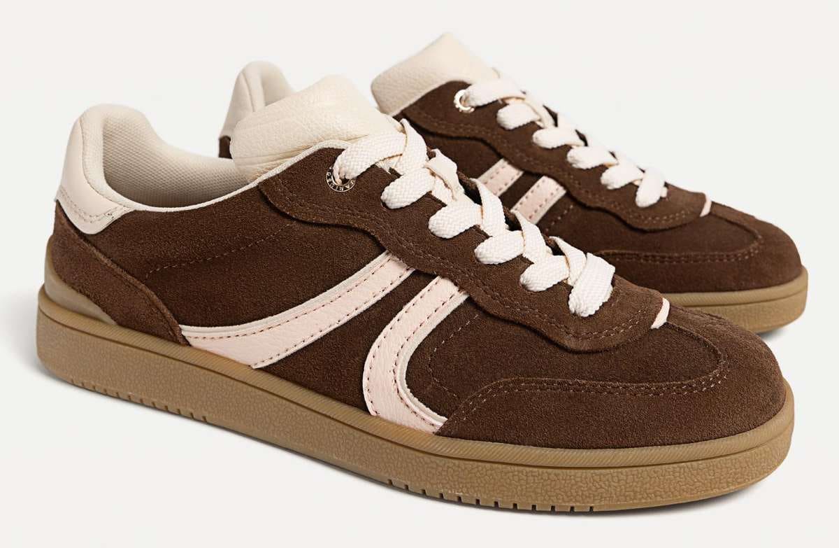 Zapatillas casual piel de Stradivarius