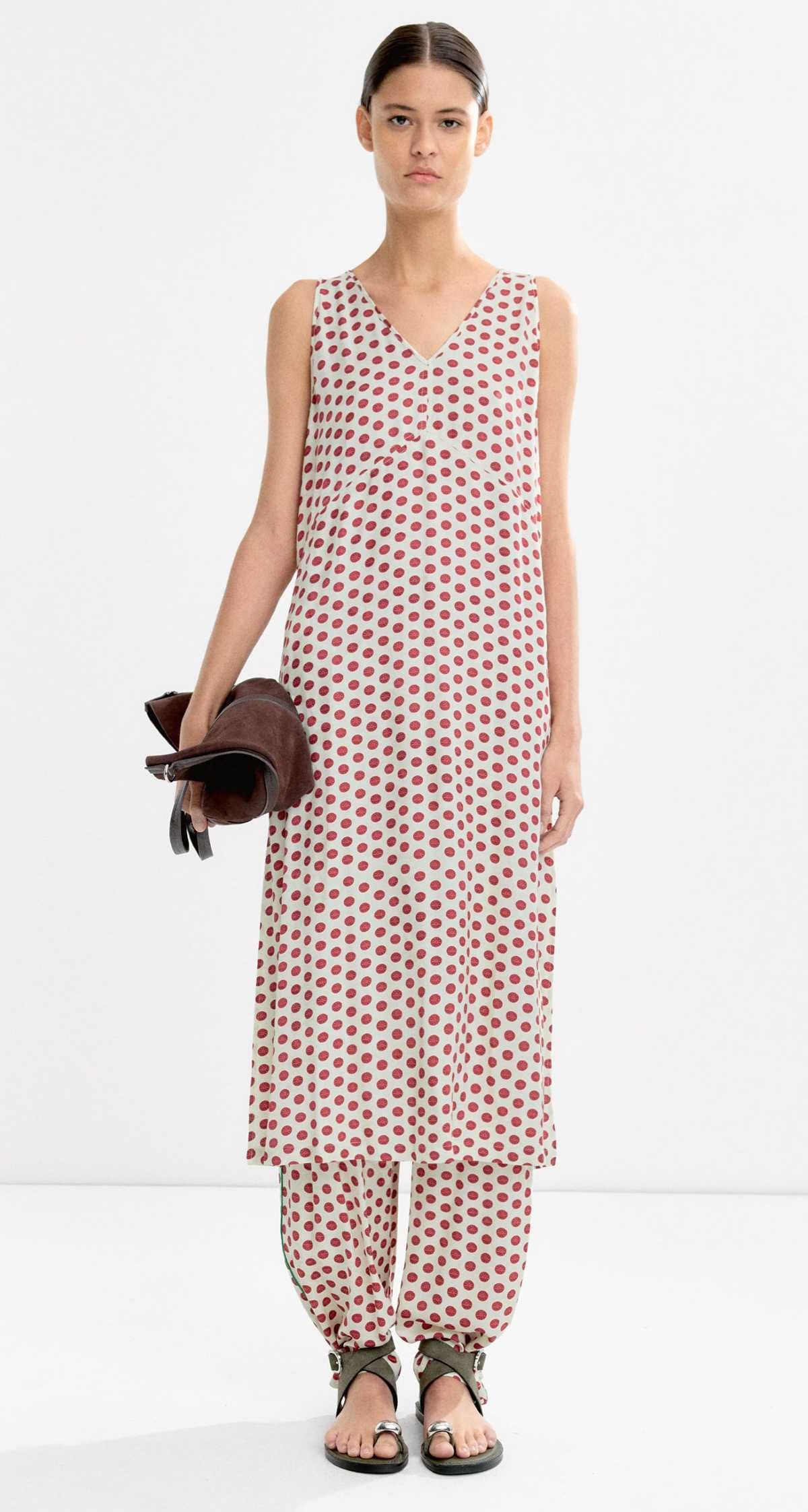 Vestido midi estampado de Parfois