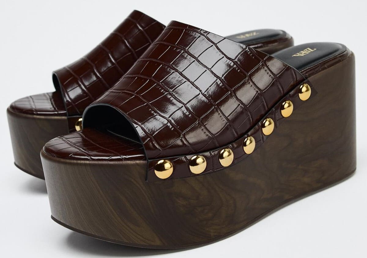 Cuña de plataforma con relieve