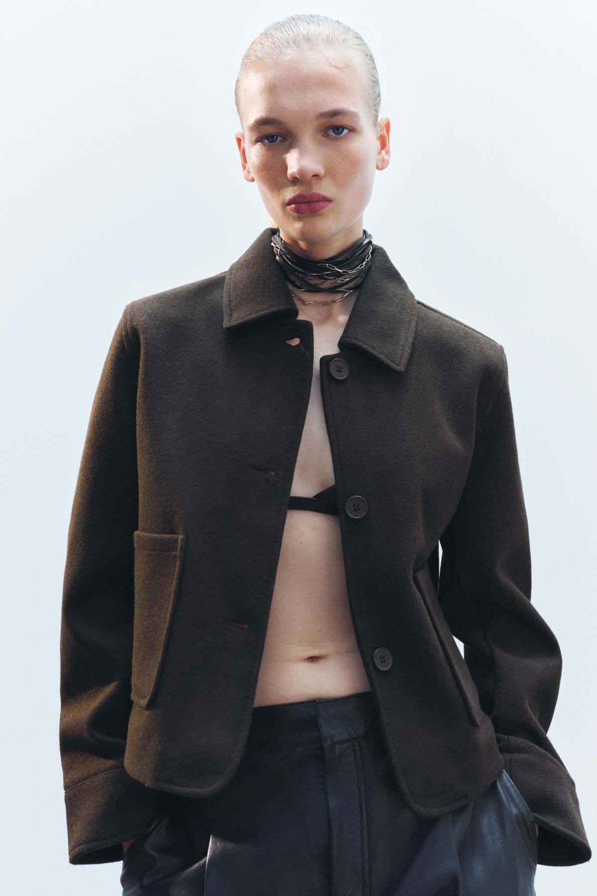 Chaqueta soft bolsillos de Zara