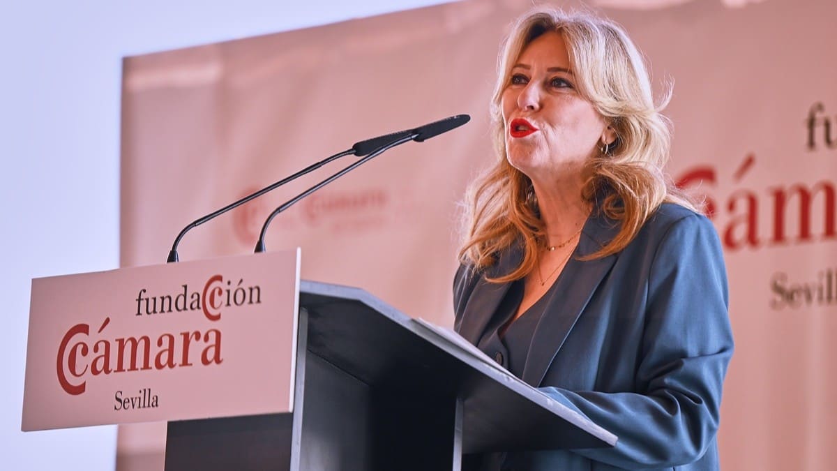 La consejera Carolina España, durante su intervención | Salvador López Medina