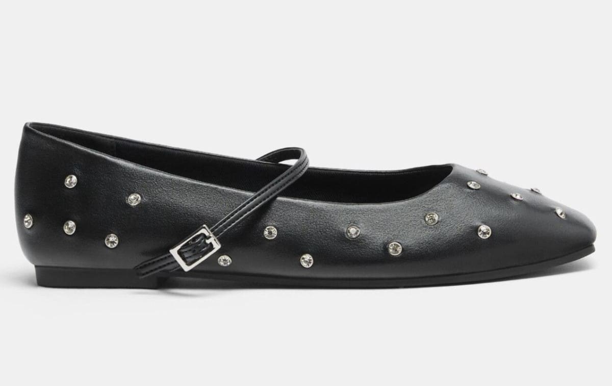 Bailarina hebilla cristales