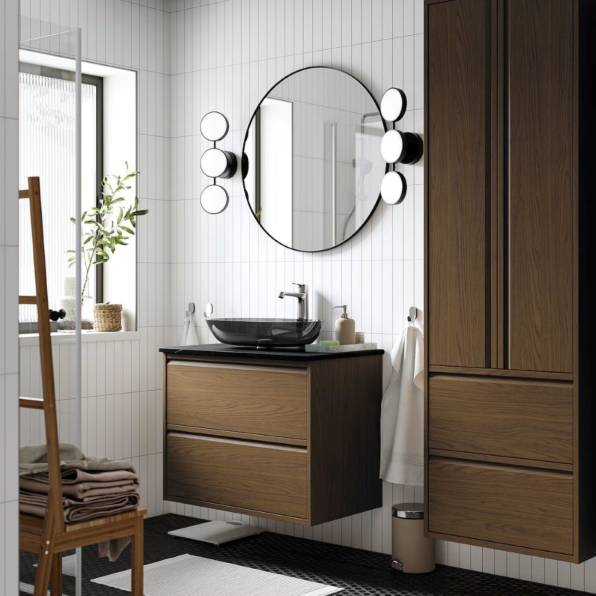 Mueble de baño de la serie ÄNGSJÖN-OXMYREN de Ikea