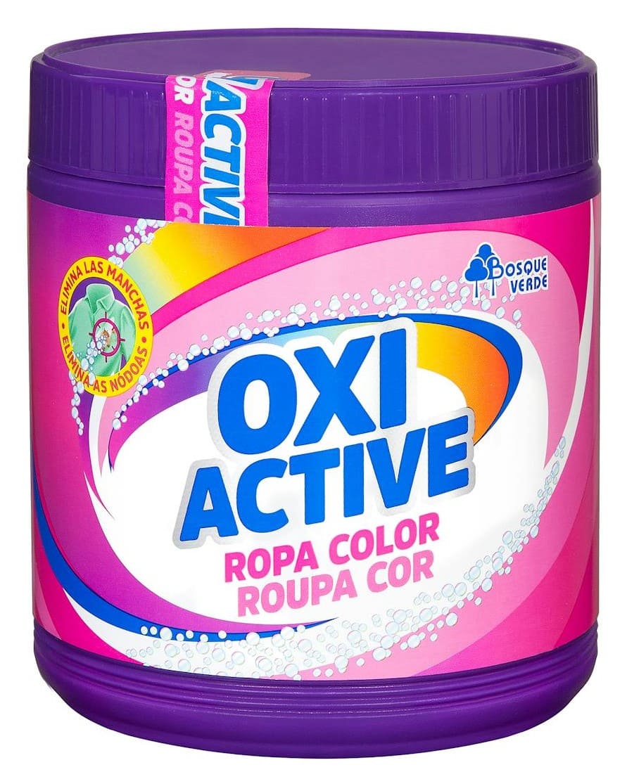 Activador Quitamanchas ropa de color Oxi Active Bosque Verde en polvo