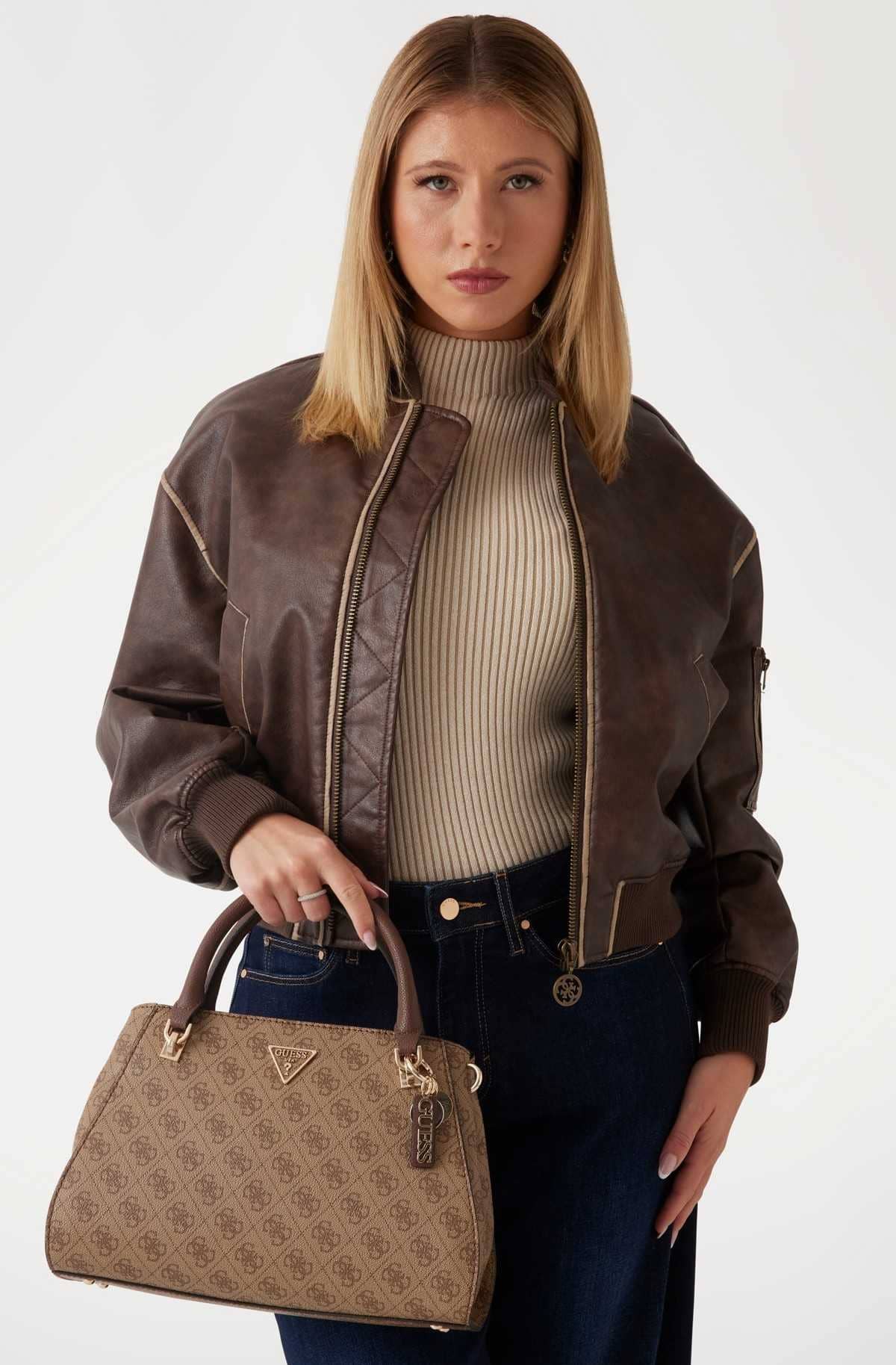 Bolso de mano Noelle con logotipo 4G de Guess