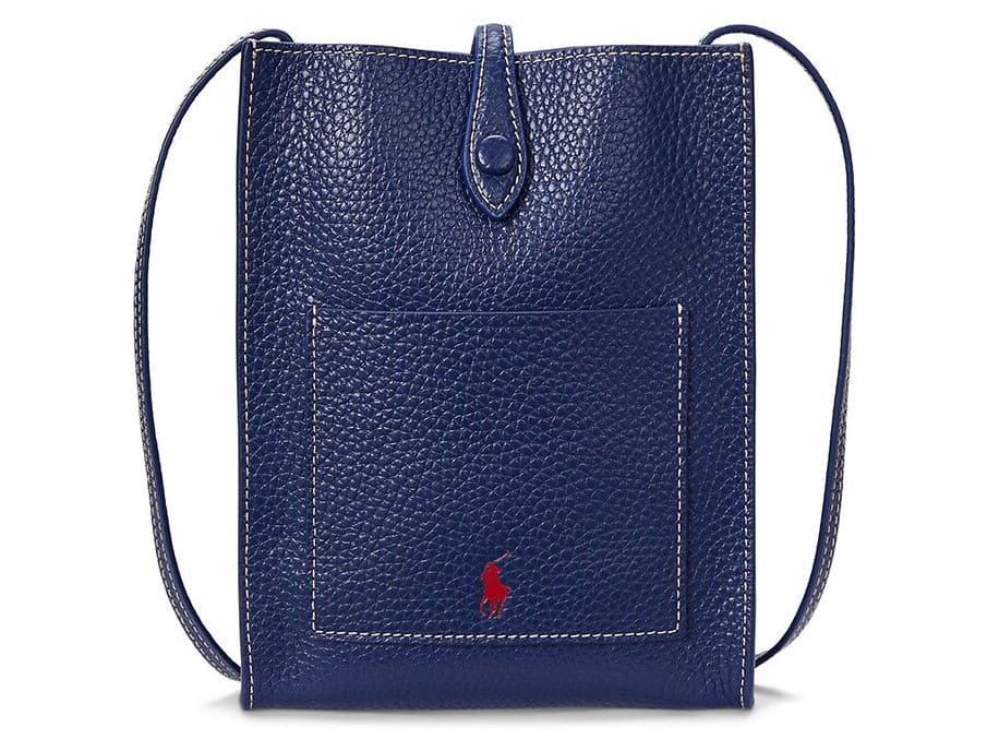 Polo Ralph Lauren Bandolera de mujer de piel con asa ajustable