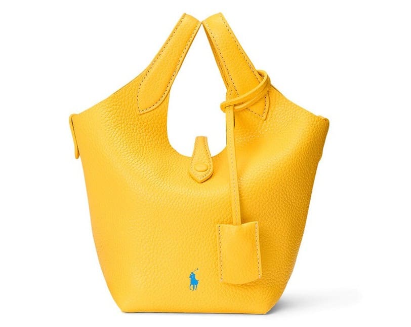 Polo Ralph Lauren Bandolera de mujer de piel con el caballo marca de la casa