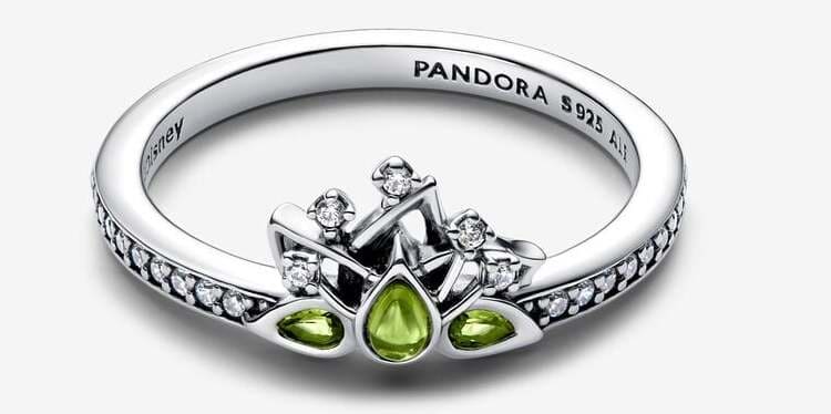 El nuevo anillo Tiara princesa Tiana de Disney de Pandora