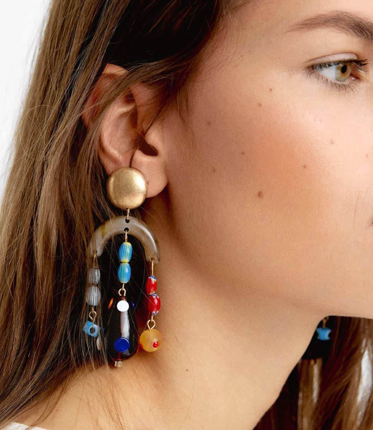 Pendientes largos con vidrio de Parfois