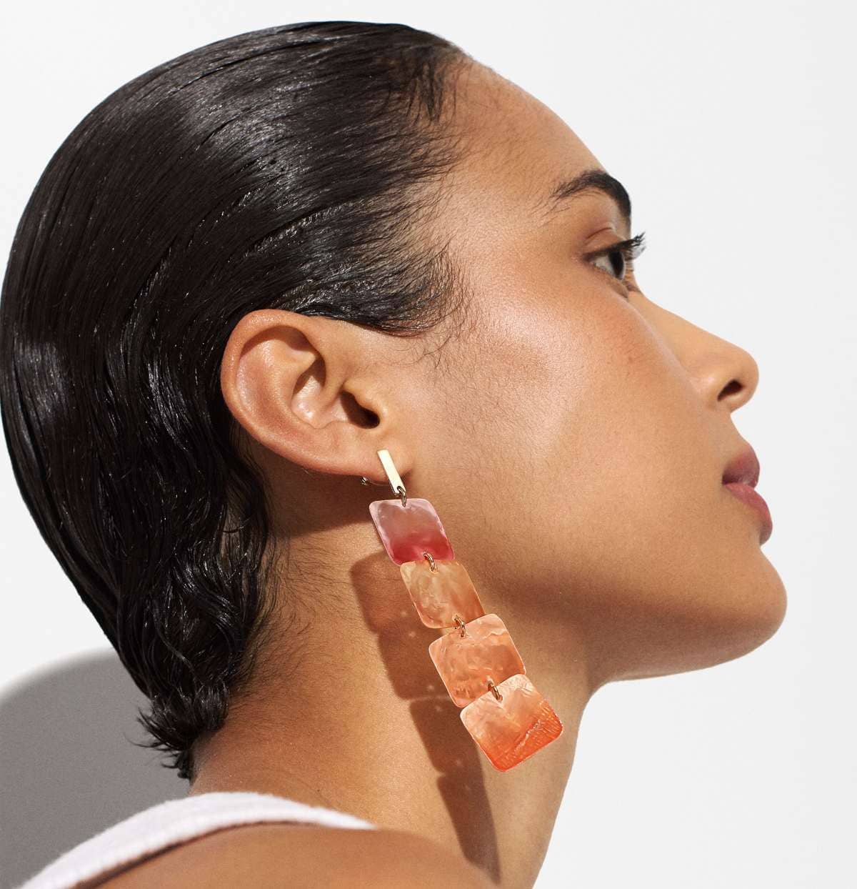 Pendientes largos de concha de Parfois