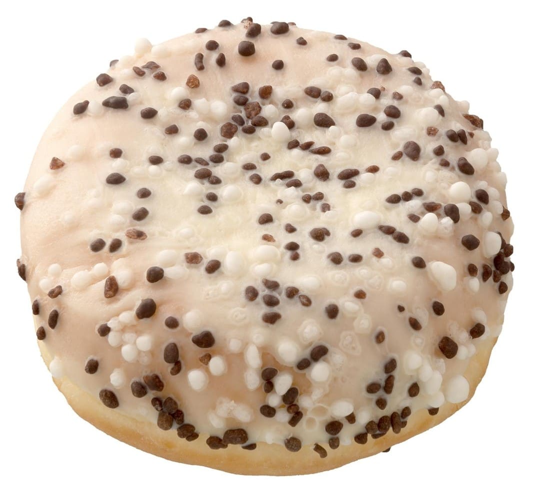 Berlina bombón rellena sabor a chocolate blanco