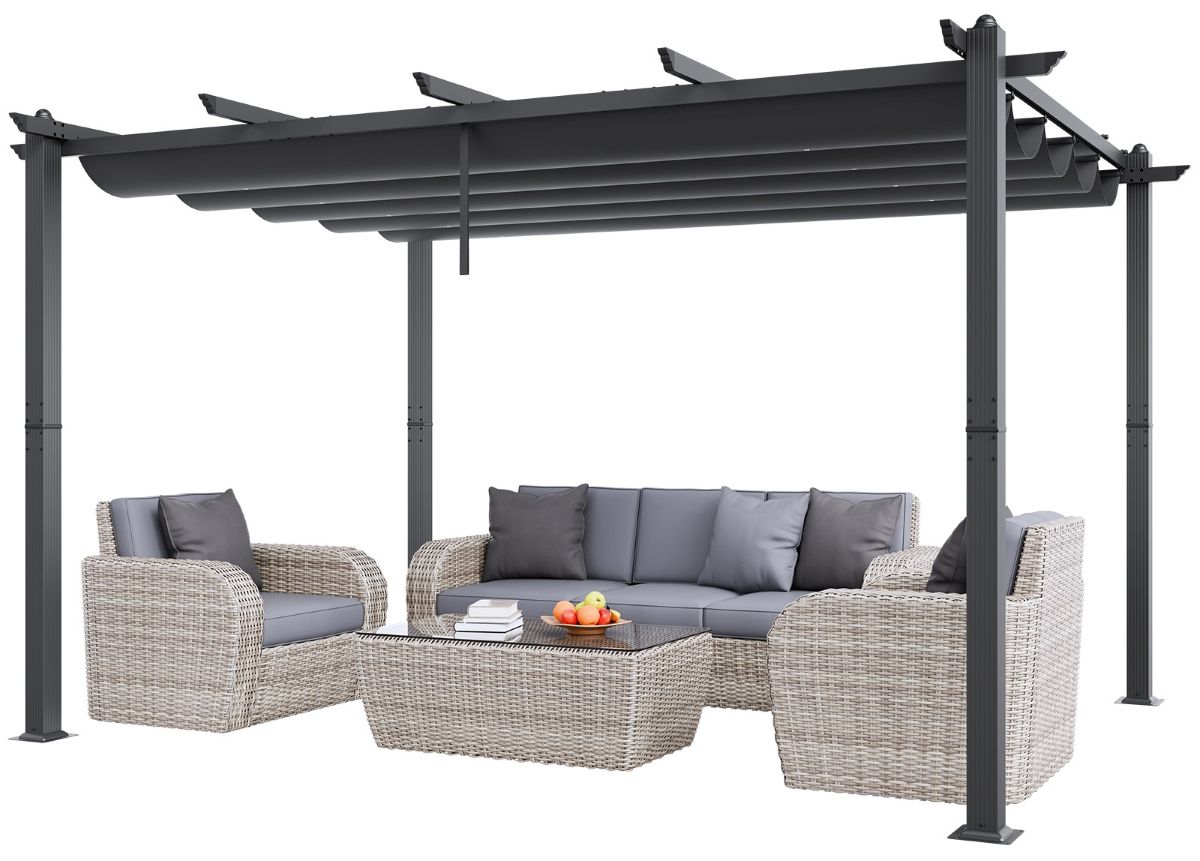 Pérgola retráctil para exteriores VEVOR de Leroy Merlin