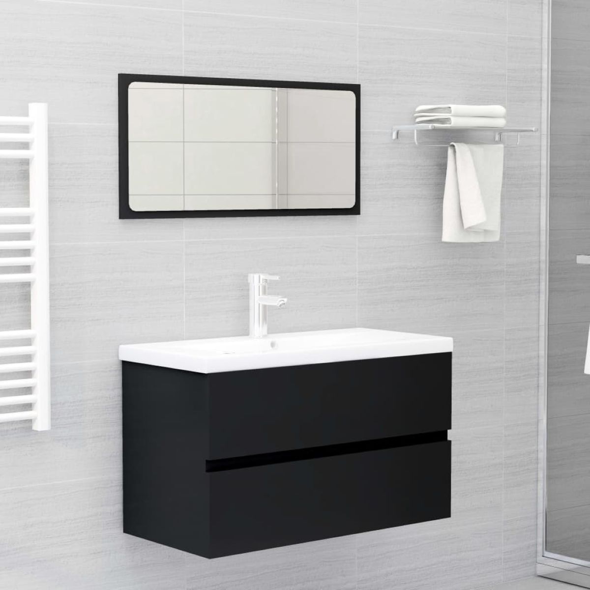 Mueble de baño de madera contrachapada MOSELOTA de Leroy Merlin