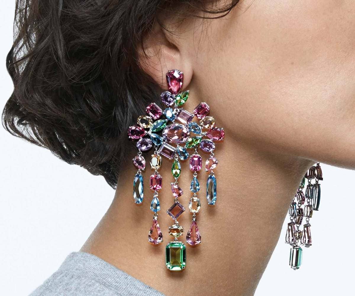 Pendientes de clip Gema de Swarovski