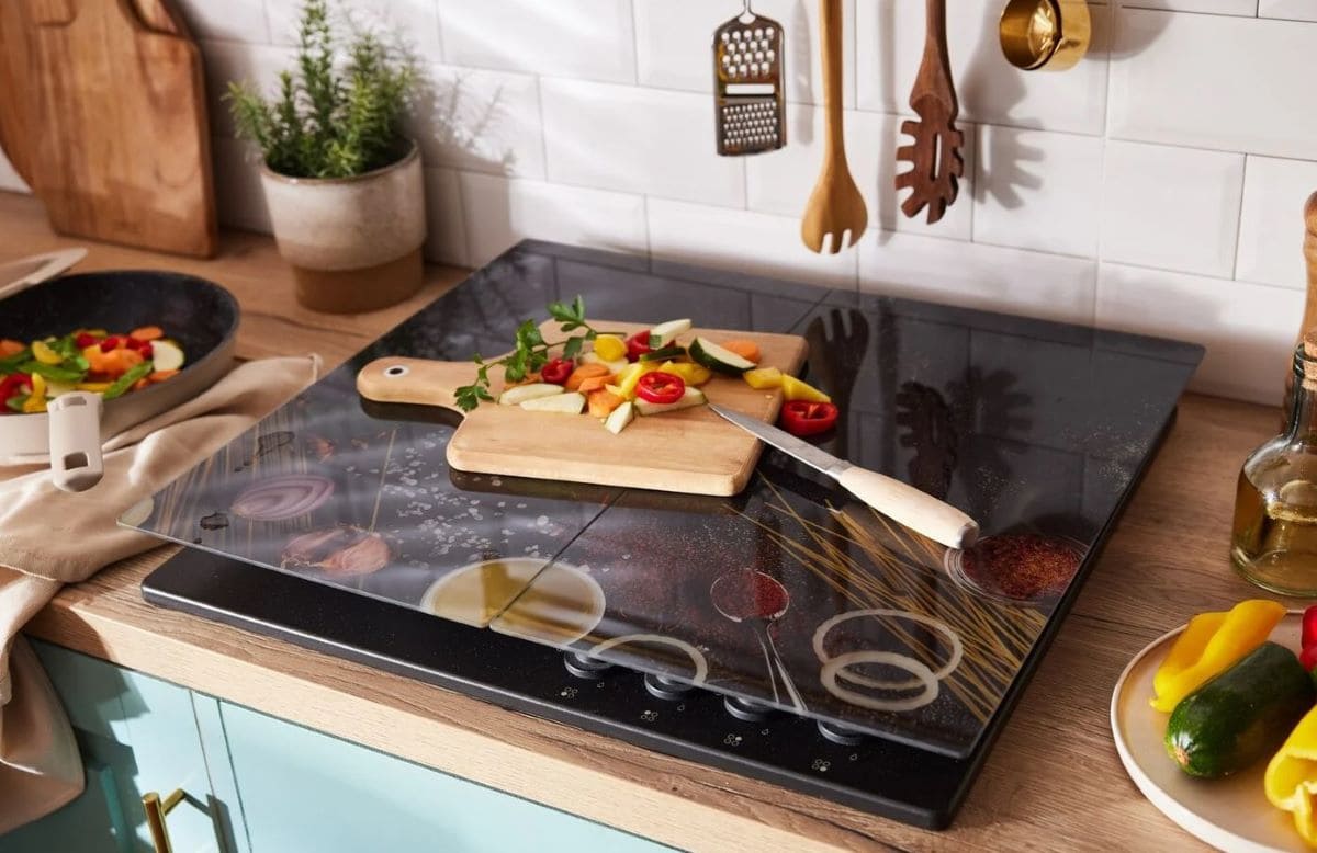 Pack de 2 tapas de vitrocerámica de vidrio Livarno Home