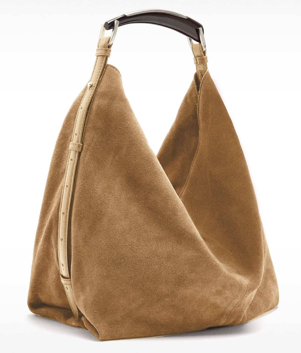 Bolso de hombro en piel serraje de Parfois