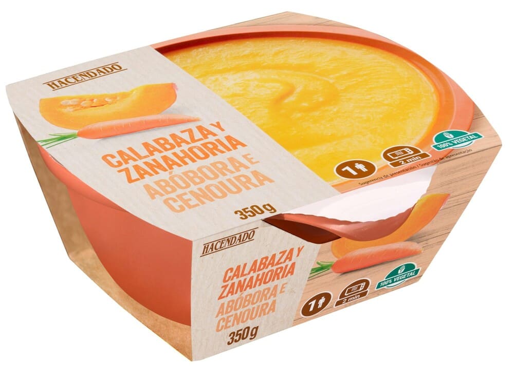 Crema de calabaza y zanahoria Hacendado (1)